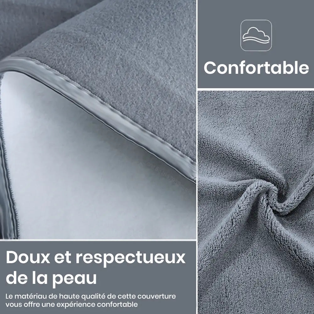 Couverture chauffante électrique - Plaid & surmatelas haut de gamme économique