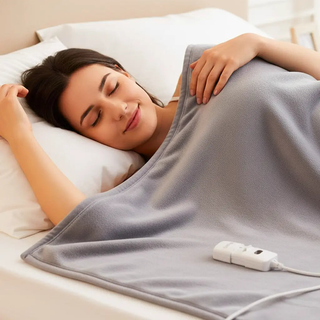 Couverture chauffante électrique - Plaid & surmatelas haut de gamme économique