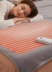 Couverture chauffante électrique - Plaid & surmatelas haut de gamme économique