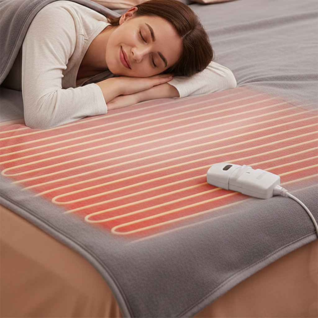 Couverture chauffante électrique - Plaid & surmatelas haut de gamme économique